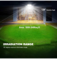 Waterproof Outdoor 300W Flood Solar Power Light Sun Soler Cell Light Split Aluminum Solar Lamp Flood