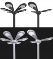 Factory Hot Sales Integrated IP65 Waterproof Outdoor Solar Powered Lamp LED Garden Lights