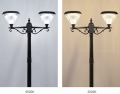 Outdoor Pole Waterproof Decorative Landscape Post High Lumen Modern Solar Light Garden Light
