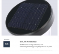 4.5W Garden LED Light Wall Integrated Solar Street Light Pole Light Outdoor