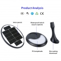 38W High Quality Integrated Die-Cast Solar Street Light White/Warm White LED Pole Mounted for Garden & Road IP65 Rated
