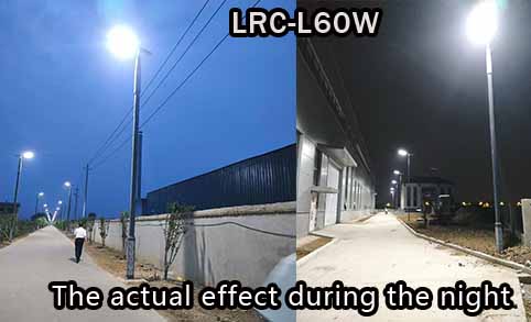Standard for rural road lighting 60W power, high brightness