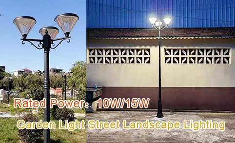 LED Solar Garden Light IP65 Waterproof 6V DC Battery Power