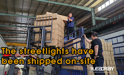 500 Piece 100 Watt 120 Watt The streetlights have been shipped on-site