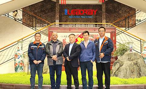 In April 2023 foreign friends will conduct a cross-border inspection of LEADRAY Street Lamp Production Factory
