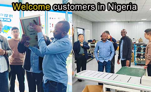 Nigerian customers participated in the visit of each key link of our solar street lights